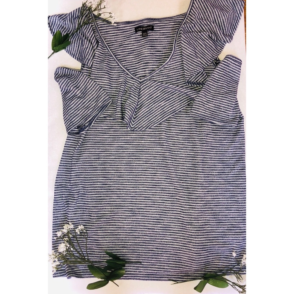 Lane Bryant Plus Size Cold Shoulder T-Shirt